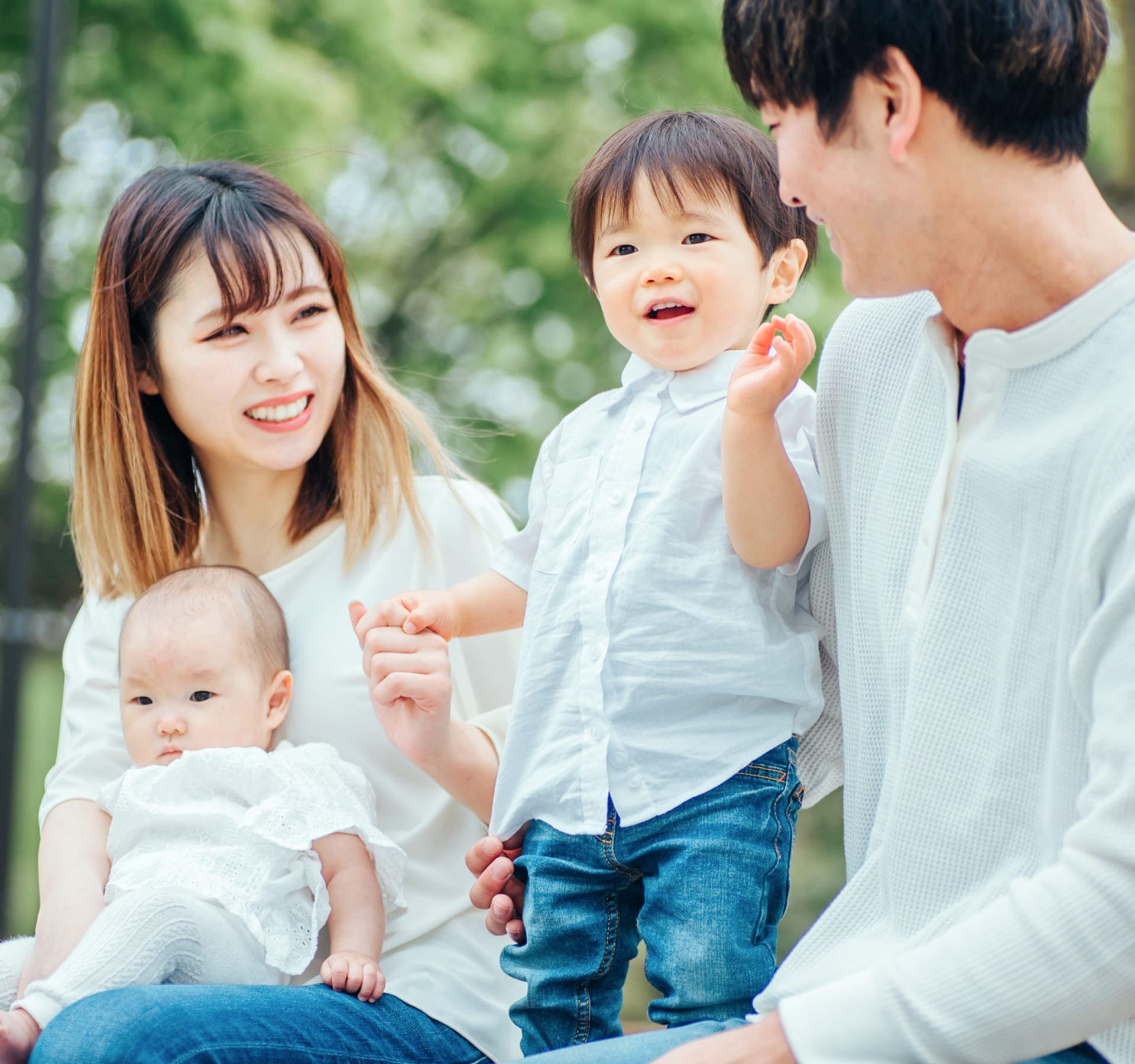 休⽇は家族で過ごす⼤切な時間